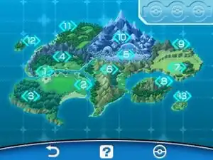 Unnamed island in Pokémon Battle Trozei