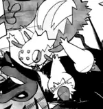 X-Scissor being used by Black's Galvantula, Tula