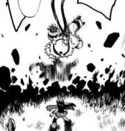 Thunder Punch being used by Volkner's Electivire