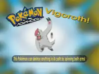 Vigoroth's footprint in Who's That Pokémon? from A Hole Lotta Trouble