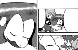 Grass Whistle being used by Wally's Roselia