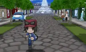 Early image of Estival Avenue in Lumiose City