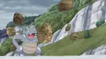 Rock Blast being used by Zirc's Rhydon