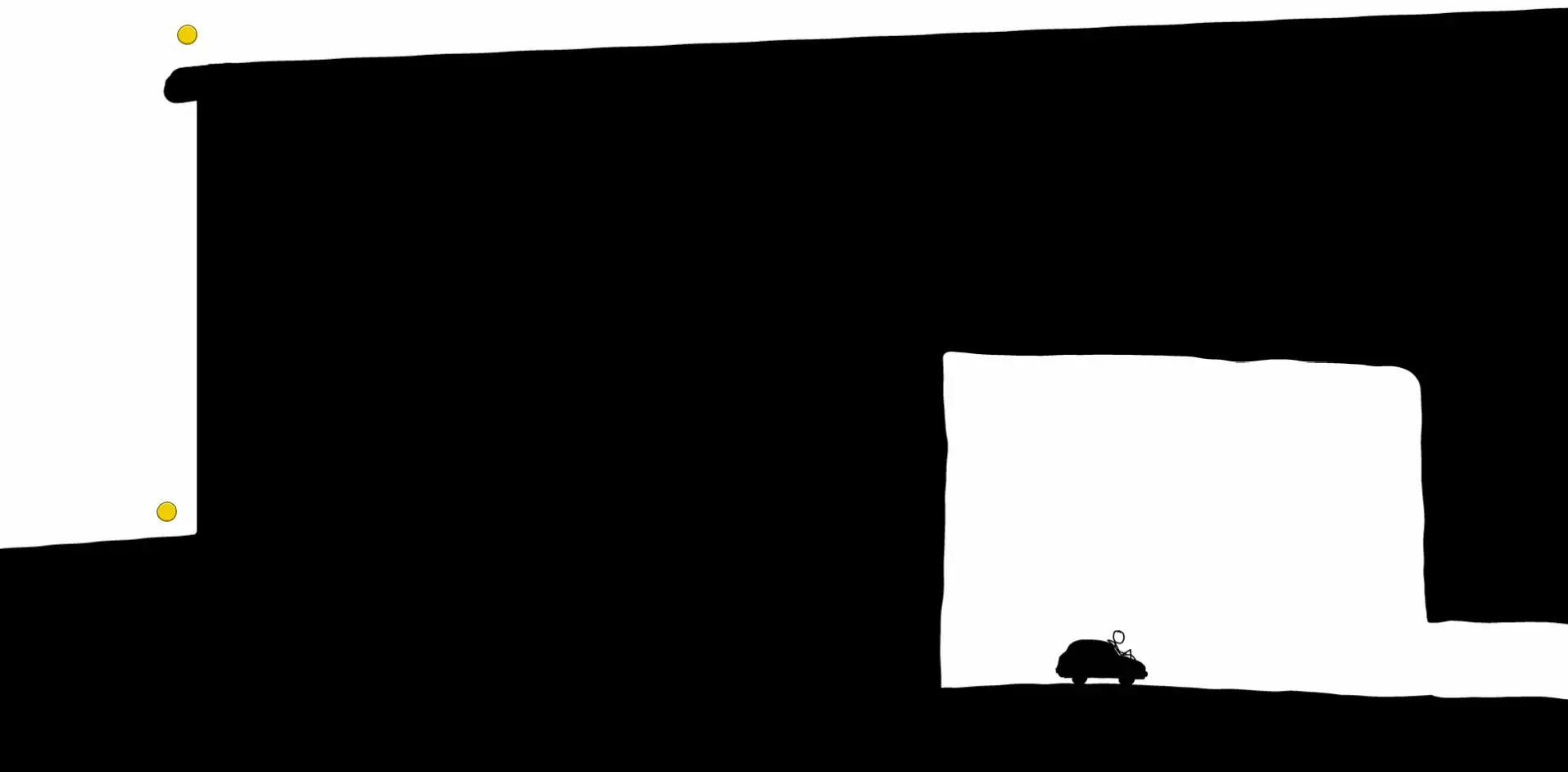 1608 1048x1099y Cueball on hood of car room and a giant step with coins at top of hull.png