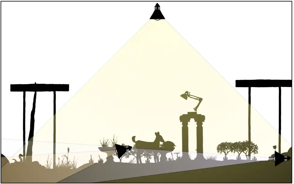 1663 garden Clear view of desk lamp on double columns.png