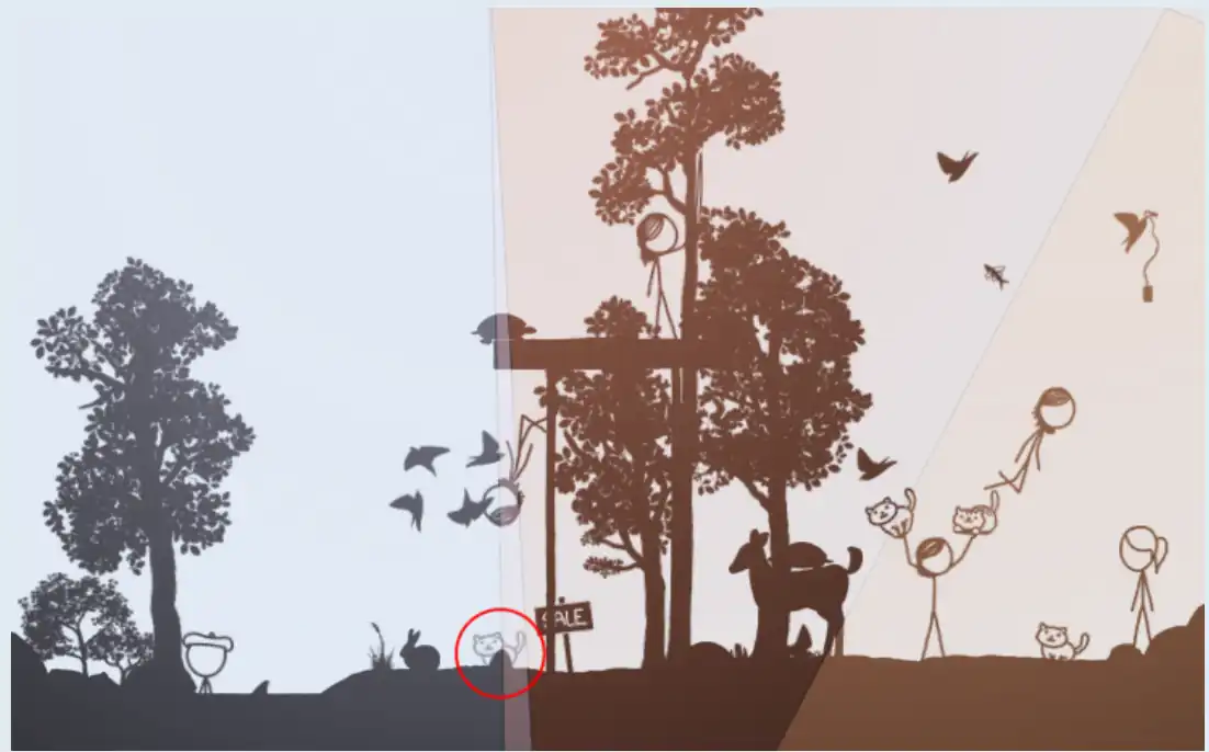 1663 garden Flying fish in the air far from water.png