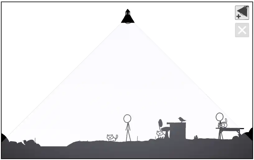 1663 garden One color Between Blue White and White 2d.png