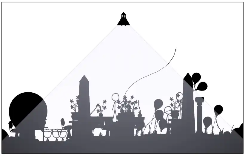 1663 garden One color Blue white 3d.png