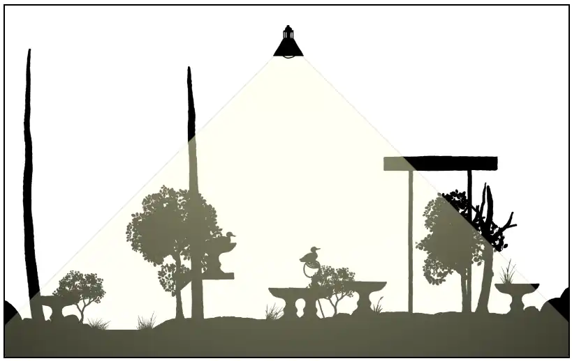 1663 garden One color Light yellow 2d.png