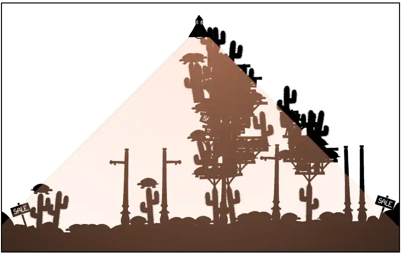 1663 garden One color Orange red 2d.png