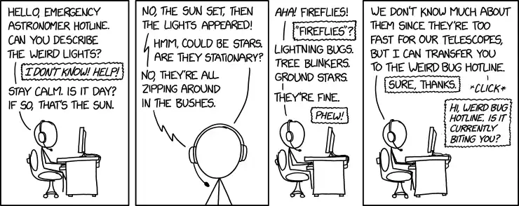 Employment statistics have to correct for the fact that the Weird Bug Hotline hires a bunch of extra temporary staff every 17 years.