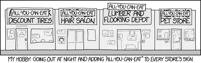 After my absent-mindedness resulted in a bad posterboard-related stomachache, I learned to do the sign-making place last.