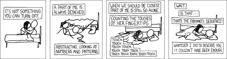 Worries assuaged, the numbers become less important than your touches.