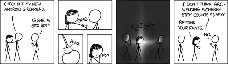 Programming the sexbots to enjoy sex seemed a sensible move at the time, but we didn't realize the consequences of their developing fetishes.