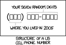There's also a +1 sometimes, which is there to keep everyone on their toes. In the future, people who got to pick cool numbers by signing up for Google Voice early will be revered as wizards.
