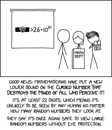 Another group of mathematicians is working to put an upper bound on the number, although everyone keeps begging them to stop.