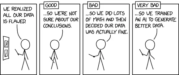 We trained it to produce data that looked convincing, and we have to admit, the results look convincing!