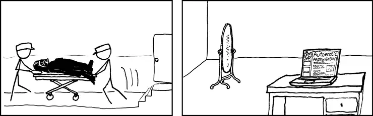 Force-choking the chicken.