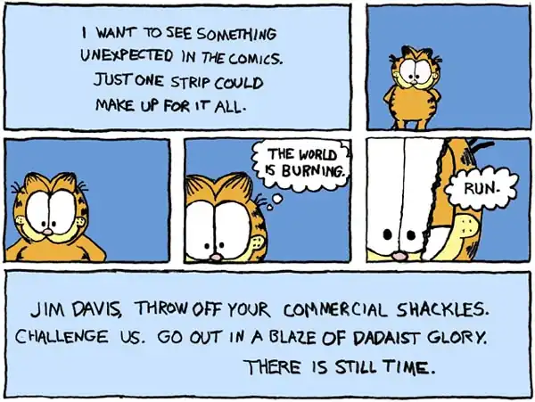 The use of the 'Garfield' character for the purposes of this parody qualifies as fair use under the Copyright Act of 1976, 17 U.S.C. sec. 107. See Campbell v. Acuff-Rose Music (92-1292), 510 U.S. 569