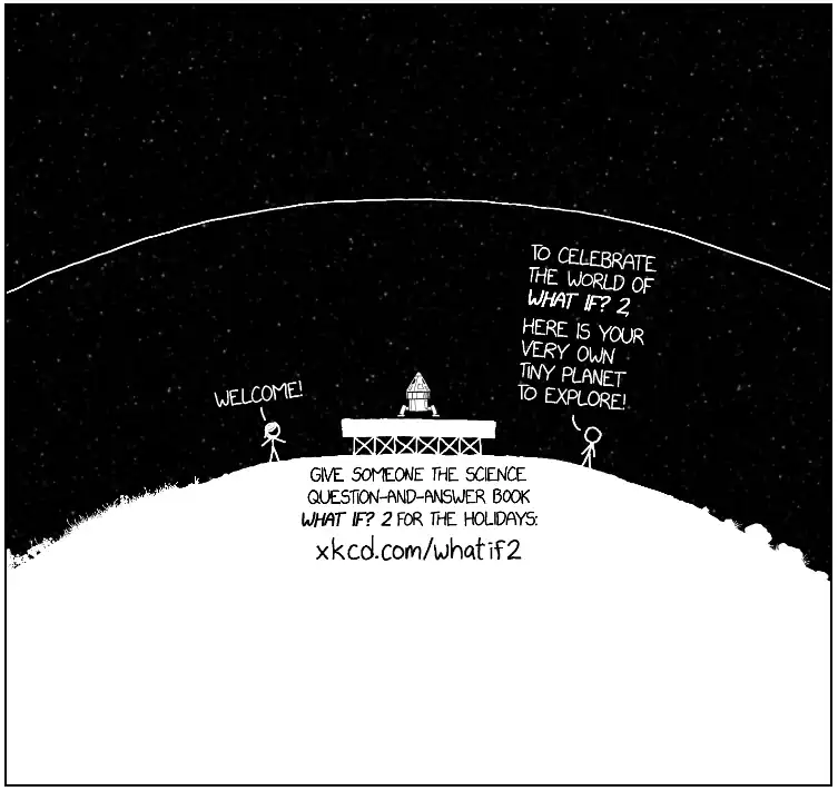 It's a long way down.