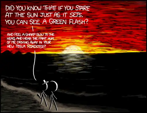 The exact cause of the phenomenon is unknown, but it's thought to be linked to atmospheric refraction and you getting a really cool car.