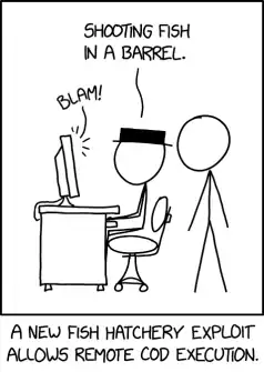 Anadromous fish are more vulnerable in rivers, since the lack of salt means you can quickly crack passwords using rainbow trout tables.