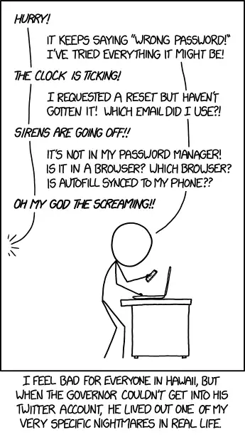 Ok, I've got it, just need to plug in my security key. Hmm, which way does the USB go? Nope, not that way. I'll just flip it and-- OH JEEZ IT FELL INTO THE VENT.