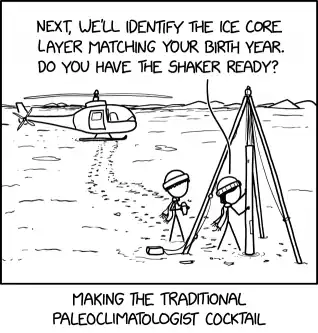 If you find an ash deposition layer from a year in which an eruption destroyed an island that had Camellia sinensis growing on it, you can make a Gone Island Ice_τ.