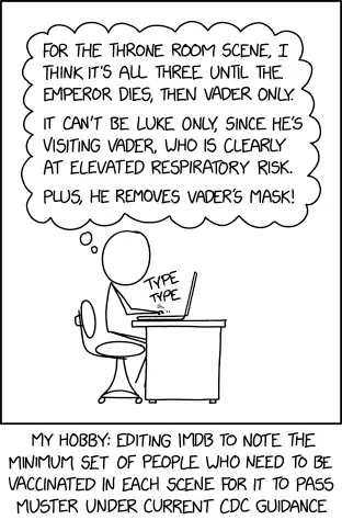 I'm actually not sure if Vader and the Emperor count as a household or if Vader lives in that weird black egg thing or what.