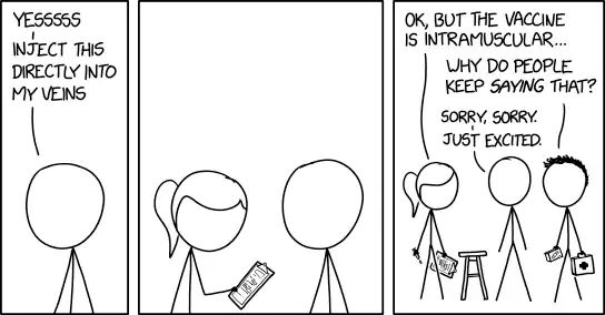 "Okay, for the last time, the shot is free, so we can't--" "Shut up and take my money!"