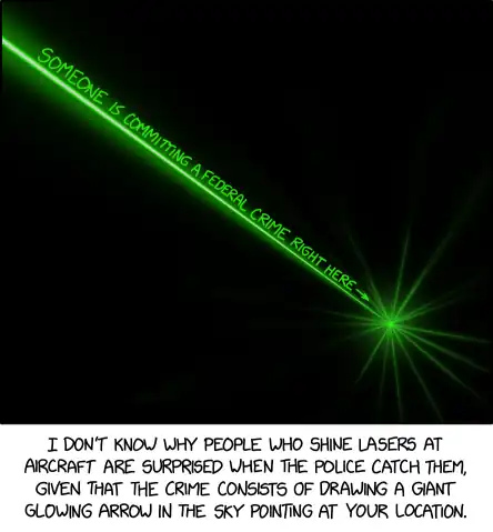 I still don't know how the police found my compound where I ran an illegal searchlight depot/covert blimp airfield/fireworks testing range.