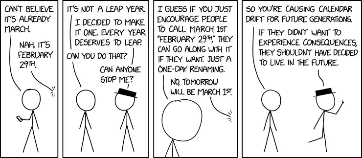 I've lived in the present for my whole life and I'm not about to move now.