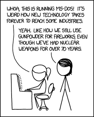 And I can't believe some places still use fax machines. The electrical signals waste so much time going AROUND the Earth when neutrino beams can go straight through!