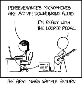 If the first audio they downlink is from the descent, we probably won't be able to hear anything over the sound of the rover screaming.