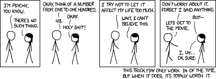 You can do a lot better than 1% if you start keeping track of the patterns in what numbers people pick.