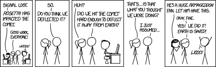 I WONDERED why he kept asking whether we thought the impact speed was too low.