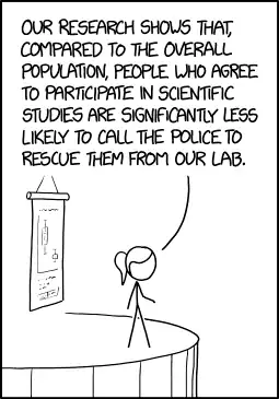 fMRI testing showed that subjects who don't agree to participate are much more likely to escape from the machine mid-scan.