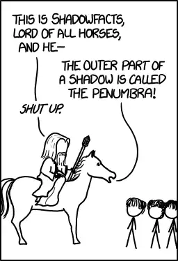 'Look to my coming on the fifth day. At dawn, look to the east.' 'And look to the west to see our shadows!'