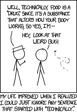 "Technically that sentence started with 'well', so--" "Ooh, a rock with a fossil in it!"