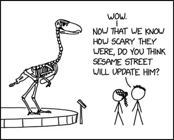 There has long been debate about Big Bird's species, with some experts claiming he was a canary, but recent genetic analysis places him firmly in Cariamiformes.