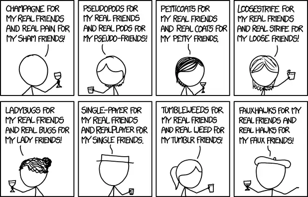 Platonic solids for my real friends and real solids for my platonic friends!