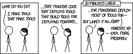 I make tools for managing job-hunting sites for people who make tools for managing job-hunting sites for people who make tools for...