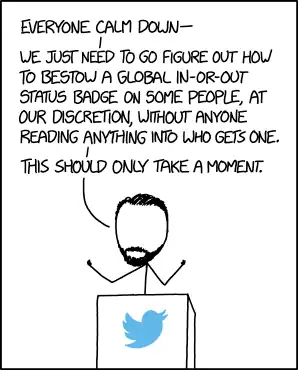 When we started distributing special status tokens that signify which people are important enough to join an elite group, we never could have imagined we might be creating some problems down the line.