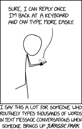 [after typing 1,500 words on feathered dinosaurs, paleontology, sexism, lava, and dinosaurs as animals rather than movie monsters] Sorry to cut it short, I'm on my phone. When I'm back at a keyboard, I can give you another 5,000 words.