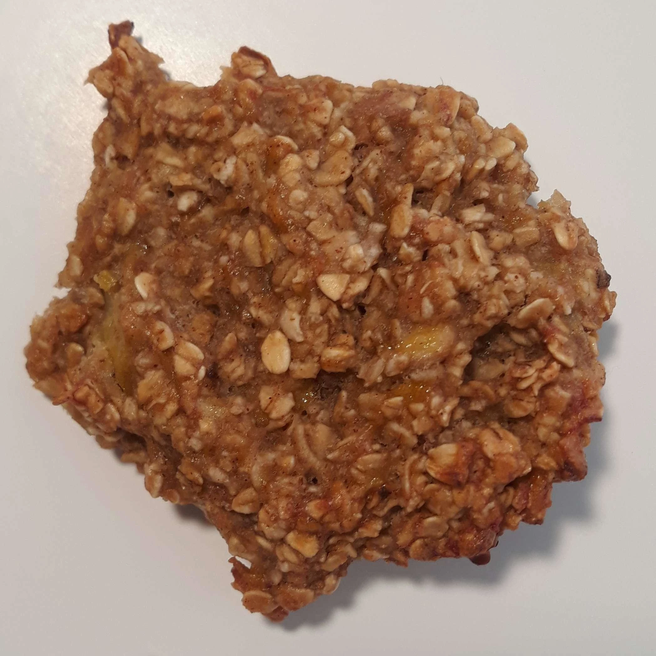A banana oatmeal cookie