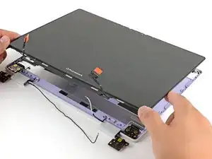 Framework Laptop 12 Loosen the Display (separated)