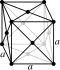 Face-centered cubic crystal structure for calcium