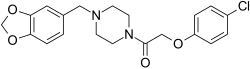 Fipexide, (also produces substituted benzylpiperazine as a metabolite)​​​