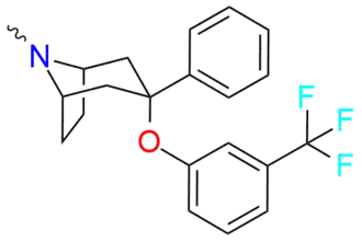 Fluoxetine homologue, also: Hanna et al. (2007)cf. the paroxetine homologue PTs
