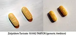 Generic zolpidem